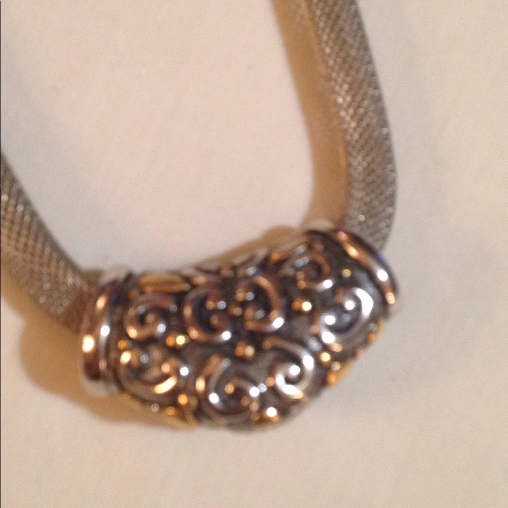 Vtg Double Sided Statement Necklace - image 3